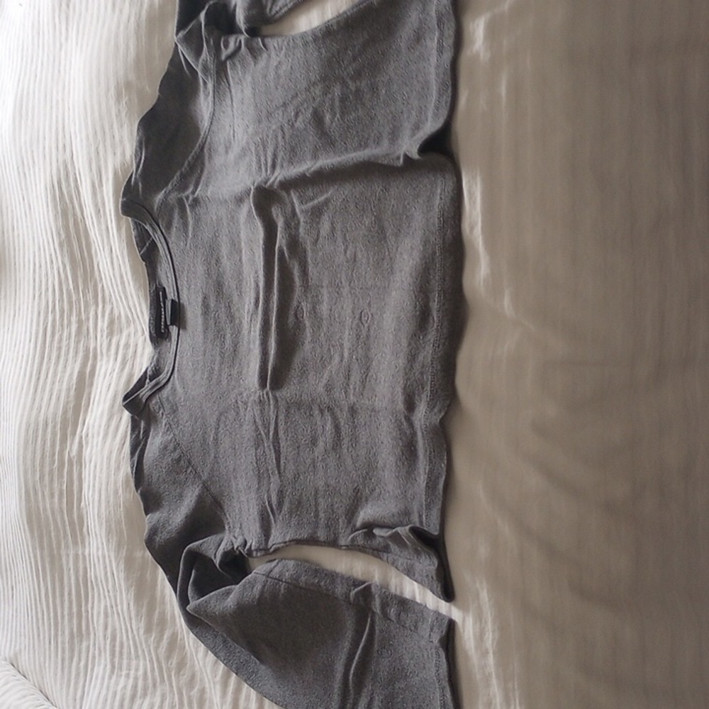Express jeans size large top gray